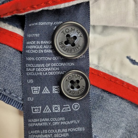 Tommy Hilfiger men's shorts size 42 blue - Picture 5 of 5